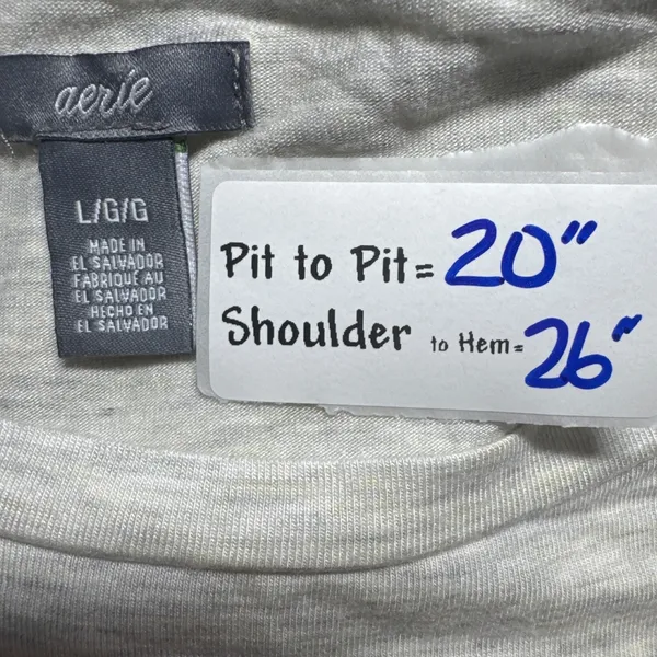 Aerie Women's Long Sleeve Ruffle Front‎ Tunic Top - Size Large - Image 2