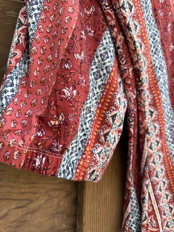 Beautiful Pattern Hippie Pants 😉 Red Size M - Image 6