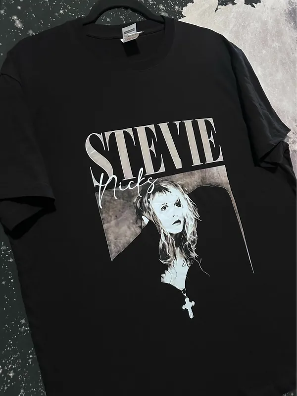 Stevie Nicks Fleetwood Mac Gothic Portrait Shirt - Image 3