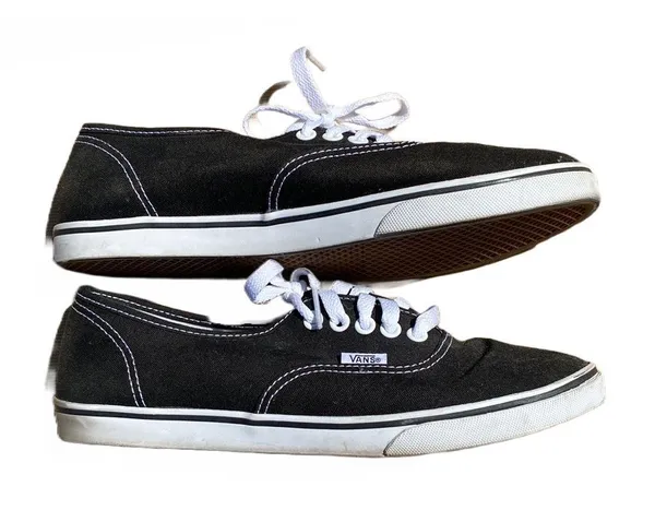 🖤 Vans Classic Women’s Off The Wall Low Lace-Up Sneakers, Black & White Size 8.5 - Image 5