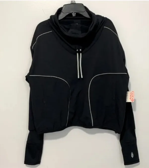FP Movement Act Fast Pullover Top in Black sz M NWT $148R - Image 6