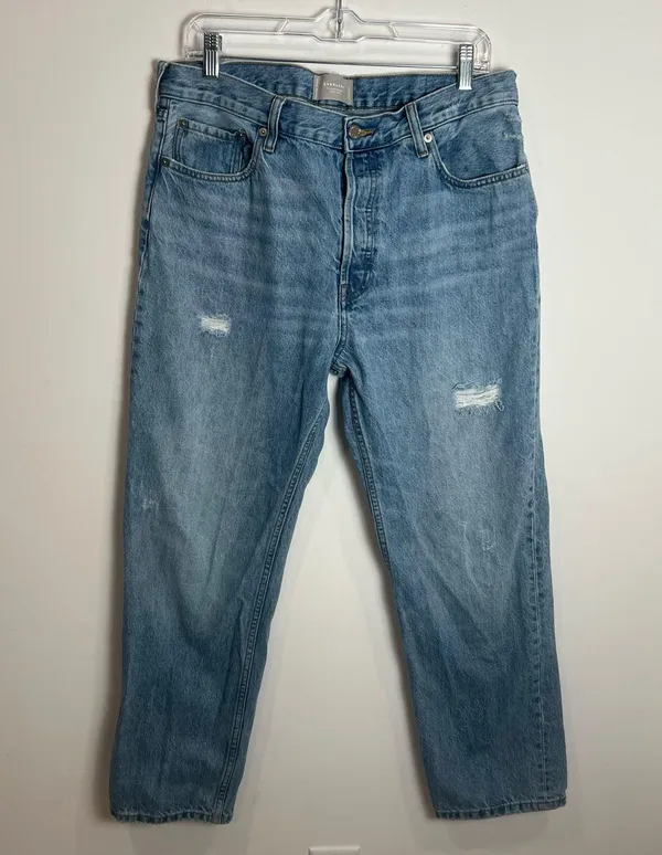 Everlane The Relaxed Straight Fit Organic Cotton Jeans Relaxed Fit - Image 2