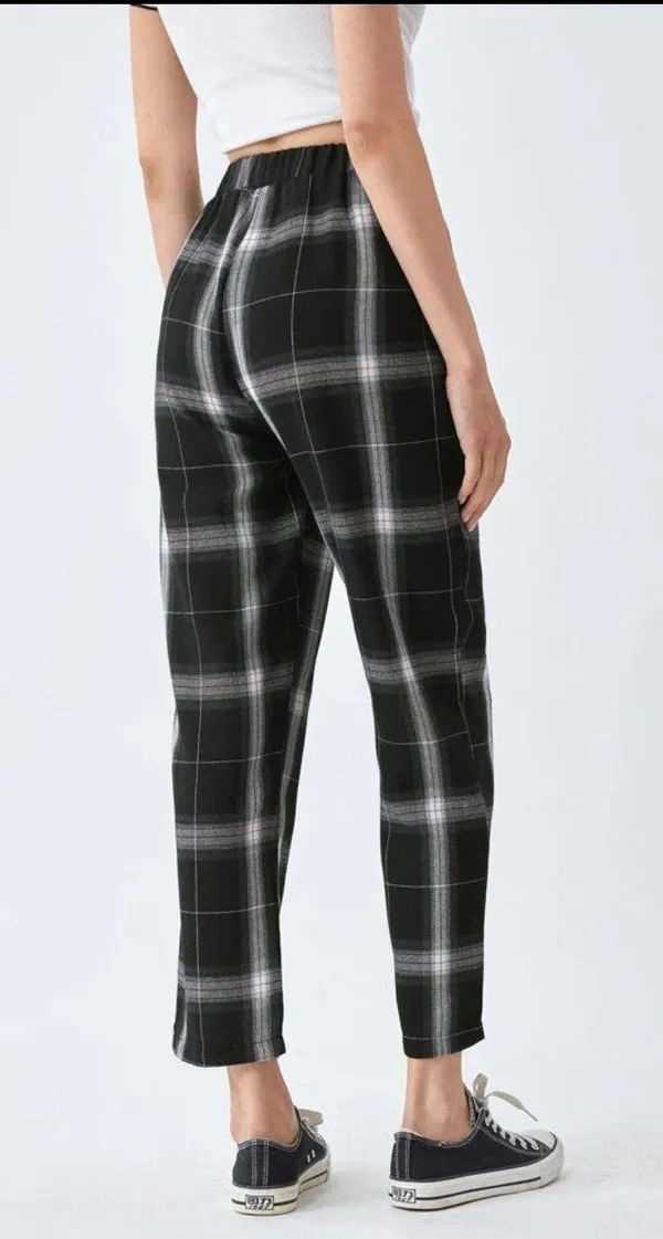 Plaid Pants Size M - Image 2