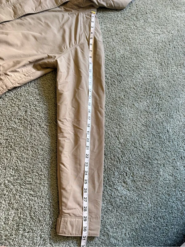 REI Co-op Zealand Field Jacket Womens L Hooded Beige Lightweight Outdoor - Image 2