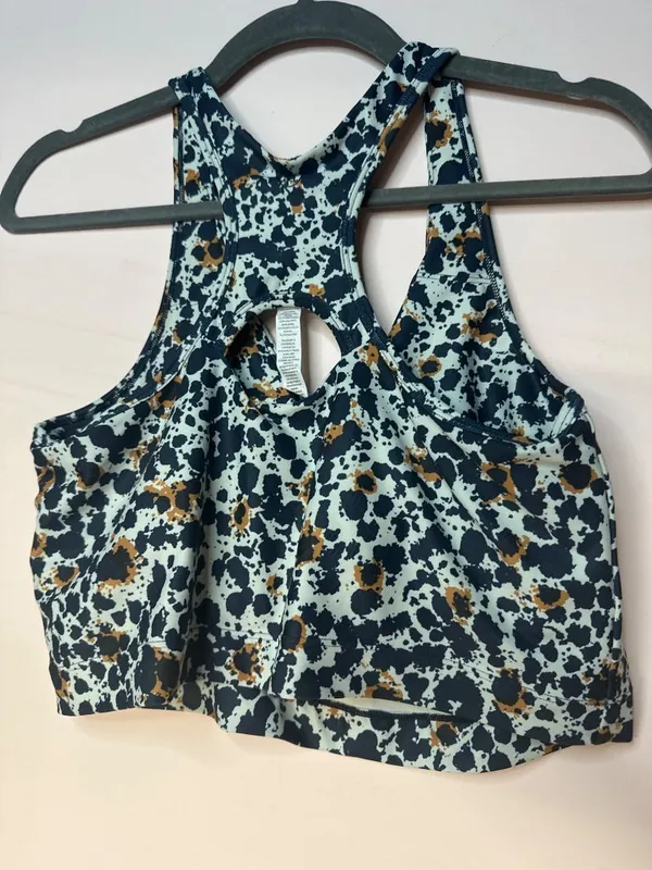 Sage XL Camo Print Lightly Lined Racerback Sport Bra Activewear Athleisure gym - Image 6