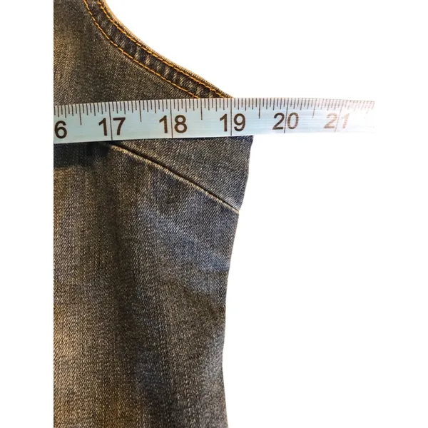 Harley Davidson Vintage Stud Denim Vest Size M Blue Camo NWT - Image 9