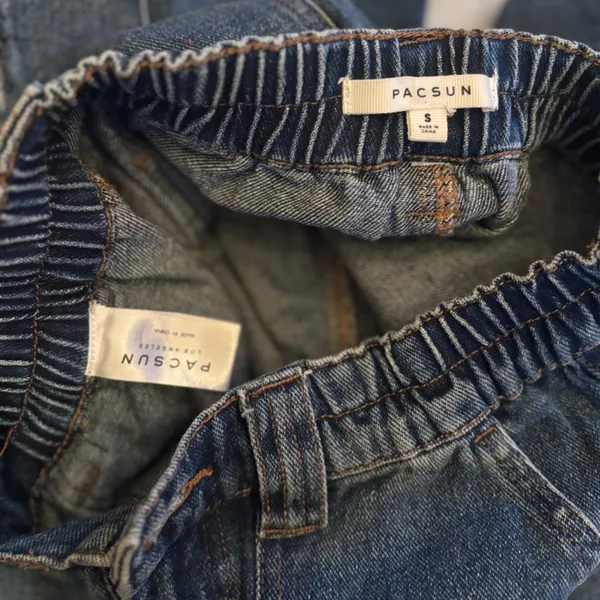 PacSun Denim Cargo Style Jeans Size Small - Image 3