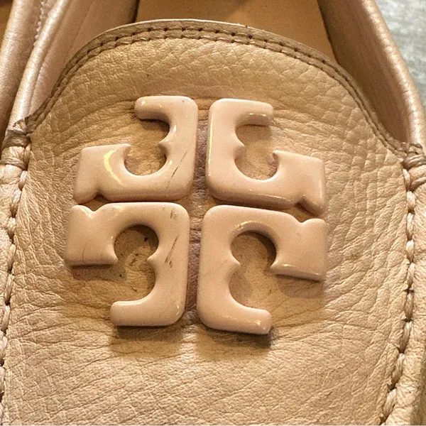 Tory Burch Everly Driver Leather Loafer Size 7 M See Pictures For Condition - Image 9