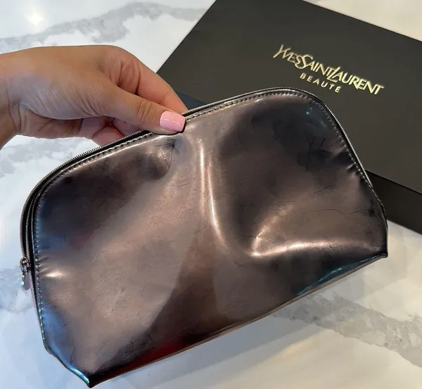 YSL Saint Laurent Makeup Travel Vanity Pouch - Image 6