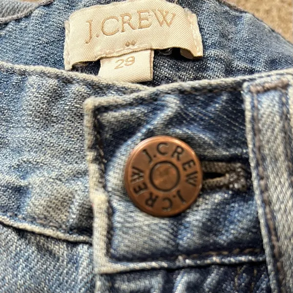 J. Crew Factory Jeans Women’s Size 29 NWT Distressed Light Wash Cropped - Image 8