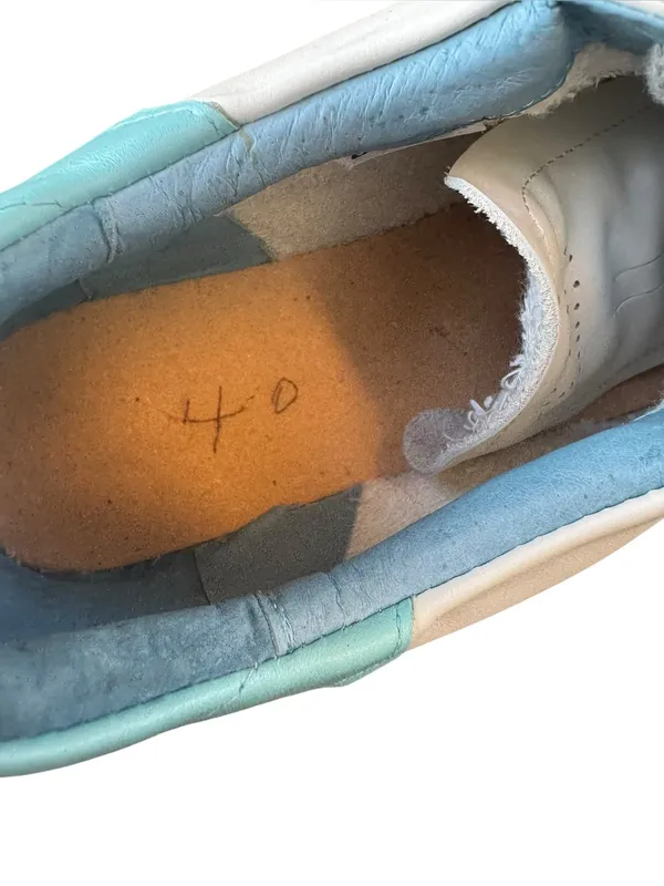 Golden Goose Women's Super-Star with suede star and blue heel tab 40 - Image 13