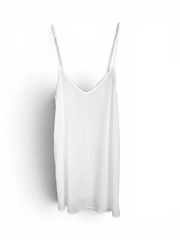 NWT Exquisite Free People V-Neck Mini Cami Tunic Off white S - Image 6