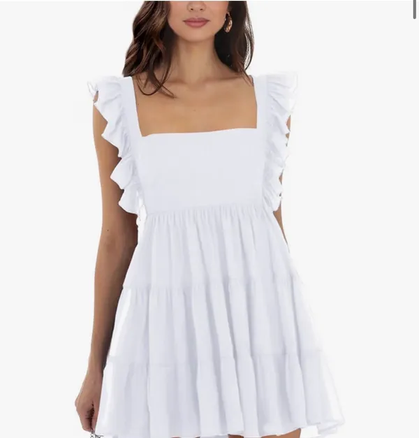 White short dress Size XL - Image 3