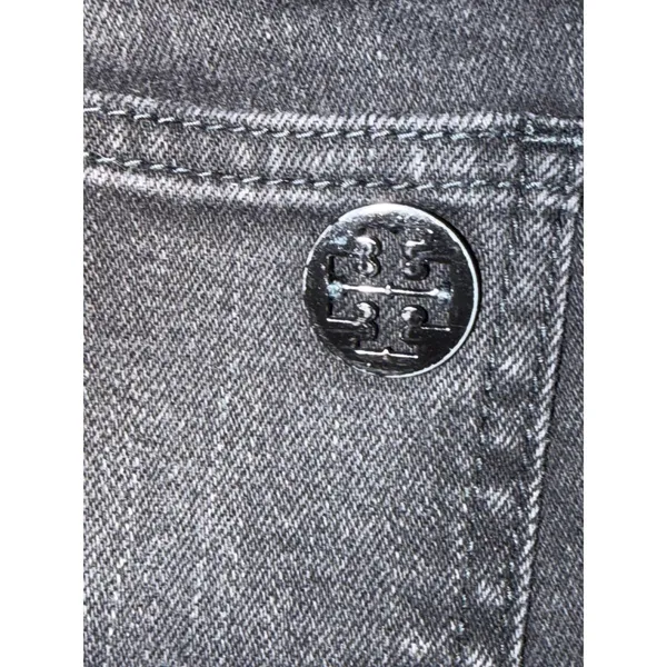 Tory Burch Classic Boot Black 30 Womens Bootcut Stretch Denim‎ Jeans - Image 13