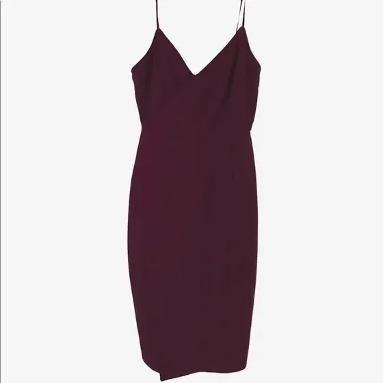 Lulus Plum Body Con MIDI Dress - Image 2