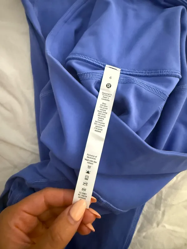 Blue Lululemon Flare Pants - Image 3
