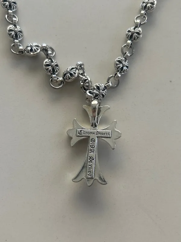 Cross Vintage Style look Silver tone New - Image 2