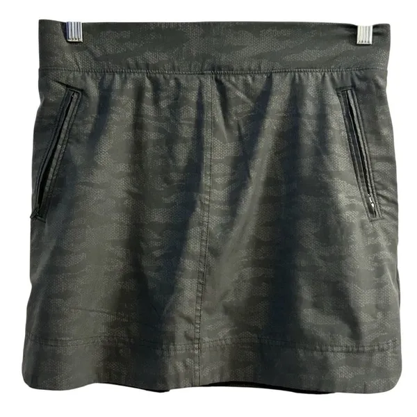 Orvis Women's Camo Skort Size S Green Stretch Travel Casual‎ Short - Image 8