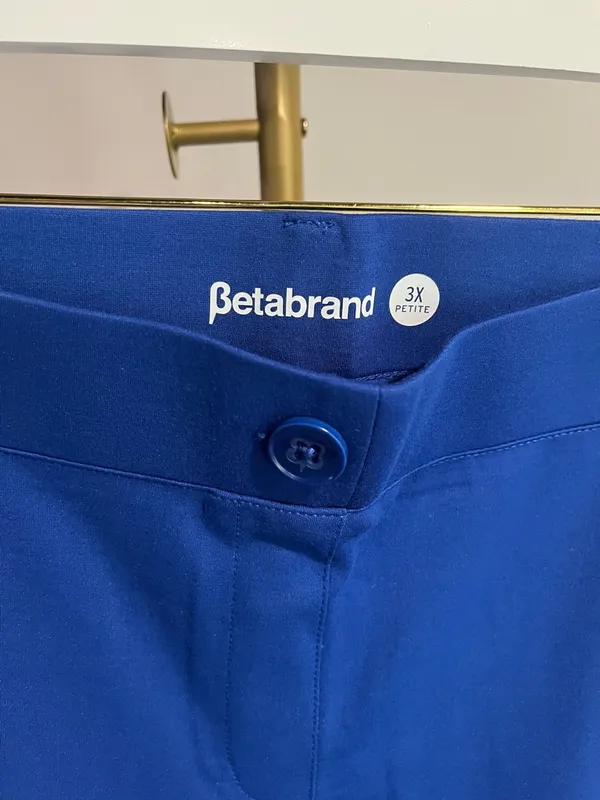 Betabrand NW(partial tag) blue Straight-Leg Pant two-pocket - yoga - Image 6