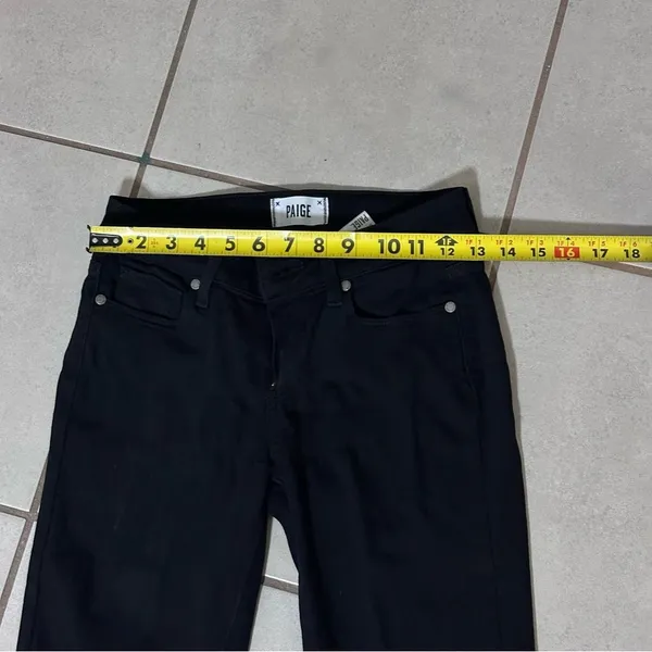 Paige Women Black Verdugo Ankle‎ Denim Jeans size 25 - Image 8