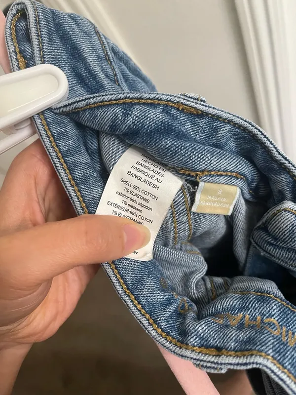 Michael Kors Straight-Leg Women’s Jeans - Light Blue Wash - Image 3