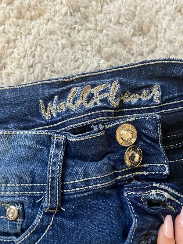 Wild Flower Flared Jeans - Image 5