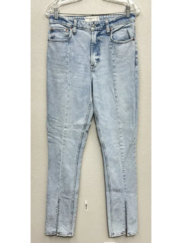 Abercrombie & Fitch Womens Jeans Sz 28/6L Long Tall Skinny High Rise Curve Love - Image 2