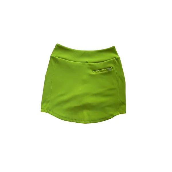 SwingDish Yellow Golf Skort Skirt Shorts Size Small Stretch Athletic Pockets - Image 12