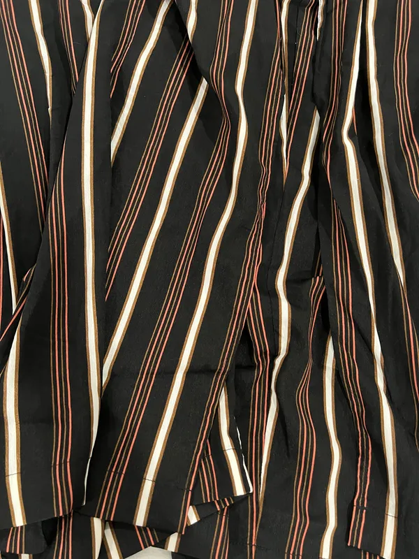 Soncy Striped Skirts with Black and White Accents Size 6 By - Image 3