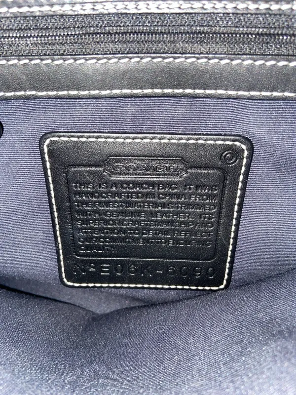 Coach Black Signature Tote Bag - Image 11