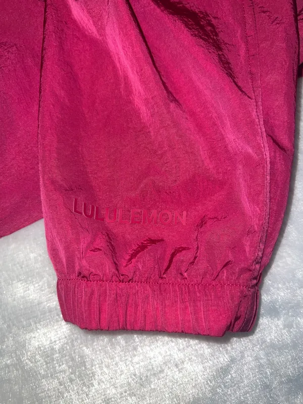 lululemon athletica Drawstring Water-Resistant Hooded Jacket in passionate - Image 7
