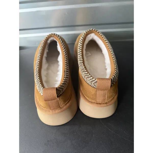 Koolaburra by UGG Burree Platform Slipper,‎ Chestnut, Women's Size 12 - Image 3