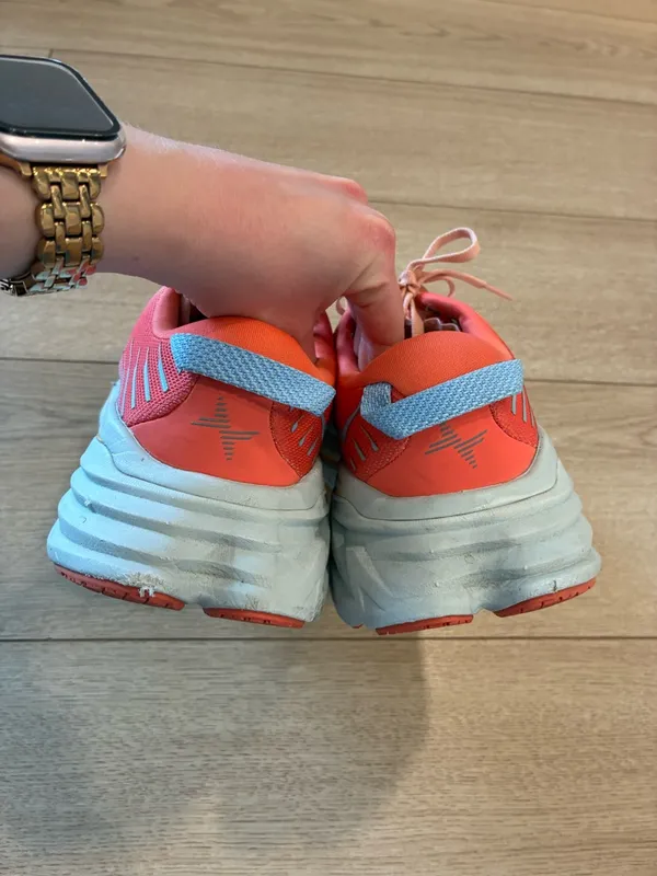 Hoka Women’s Bondi X Camellia Peach Parfait Running Shoe Sneaker Size 9.5 - Image 6