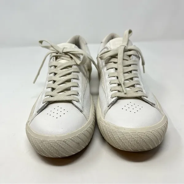 BY FAR Rodina Grained Low Sneakers Cream White Womens Size EU 40 / US‎ 10 - Image 5