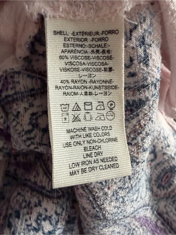 Free People Smooth Talker Paisley Boho Cottagecore Open Back tunic dress XS - Image 8