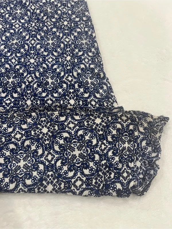Lulus Blue & White Tile Print Maxi Dress - Small - Image 9