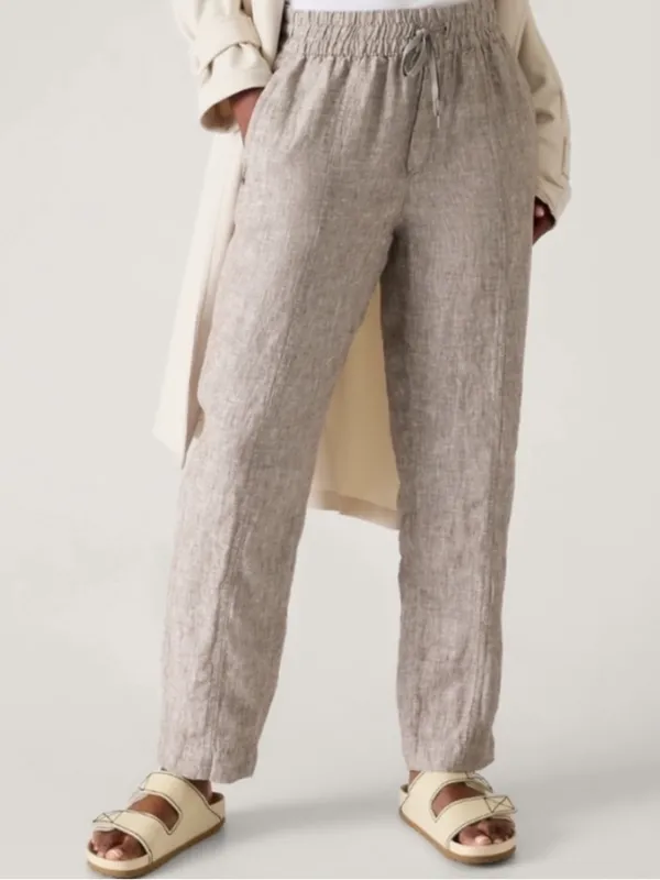 Athleta Retreat Linen High Rise Ankle Pant - Image 2
