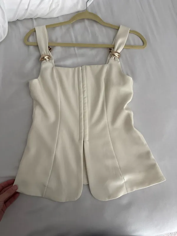 Vienna Structured Top White Size XS - Image 5
