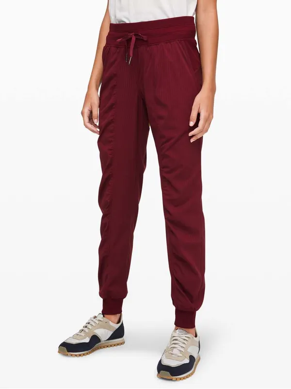 Lululemon Dance Studio Jogger Size 4 Deep Rouge Burgundy Swift Pants W5BPJS - Image 15