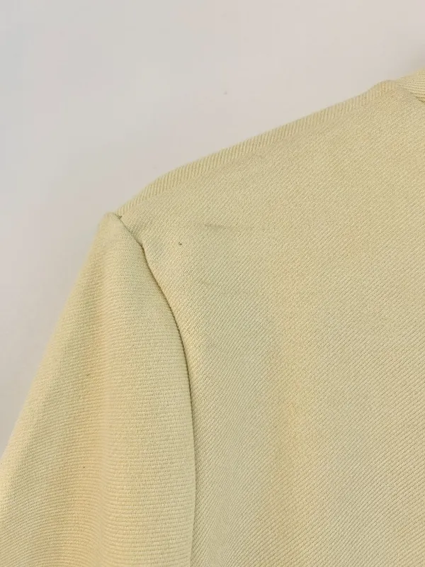 Zara Pastel Yellow Faux Suede Mini Dress Euro Summer Vactation Size S NWT - Image 8