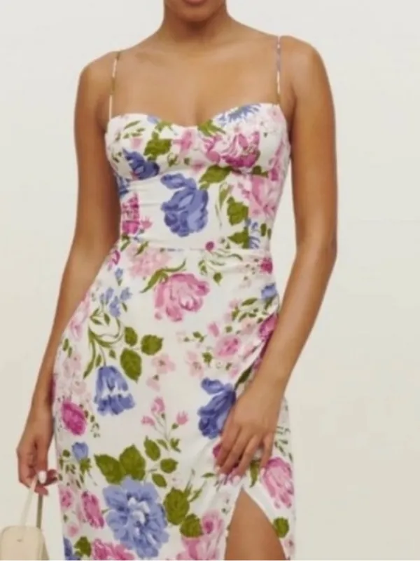 Reformation Kourtney Donna Dress size 8 - Image 6