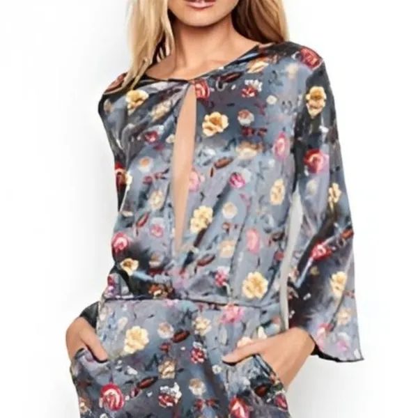 Victoria's Secret Luxe Satin Keyhole Open-Back Jumpsuit - Image 3