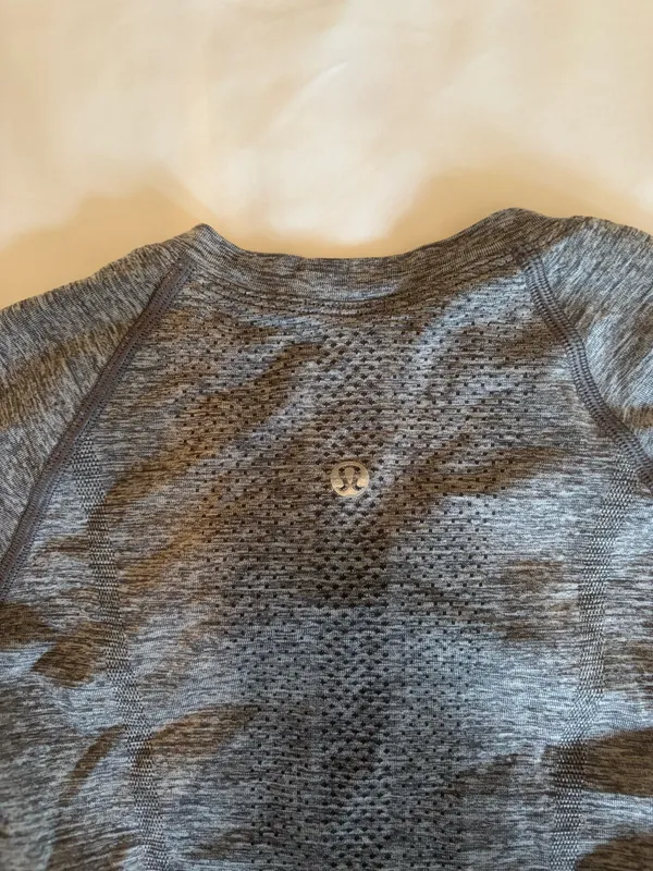 Long Sleeve Grey Lululemon Top - Image 2