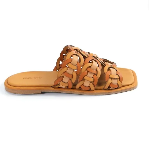 Farm Rio leather circles flats *MIS-matched sizes* - Image 3