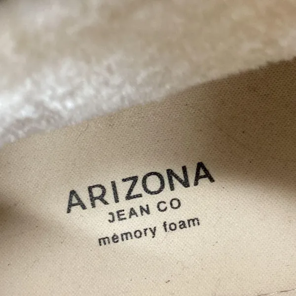 Arizona Jeans bronze brown foil mini ugg boots ankle shearling lined 7.5 - Image 5