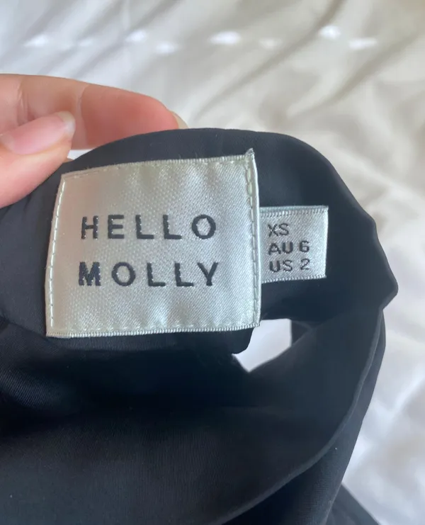 Hello Molly Black Romper/Mini Dress - Image 5