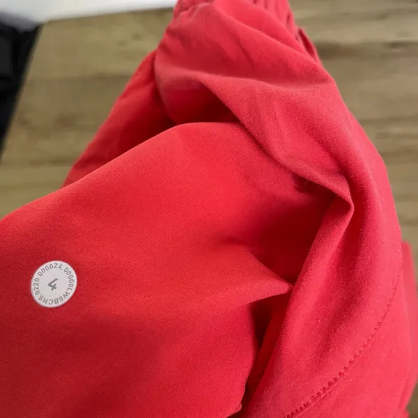 Lululemon Your True Trouser Pants Womens Size 4 Red Pull On Crop Stretch 24" - Image 10