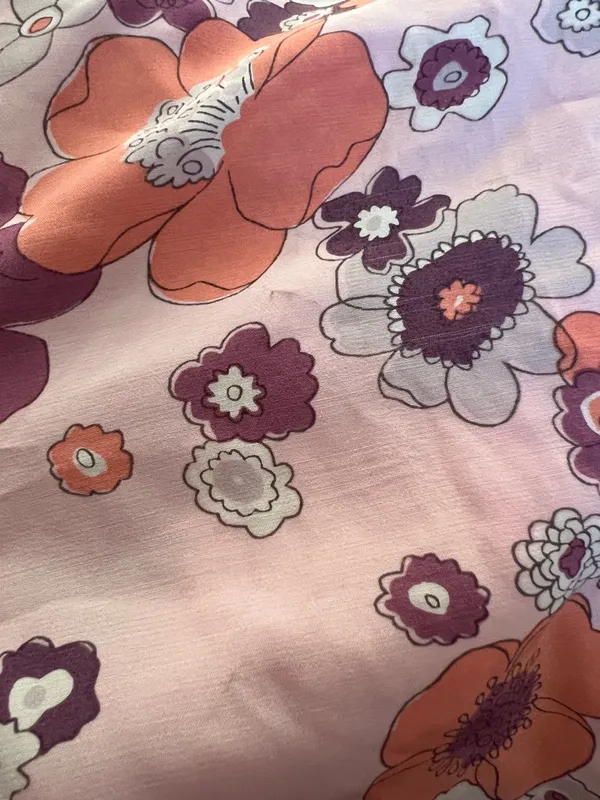 For Love & Lemons Magnolia Pink Floral Dress Medium - Image 4