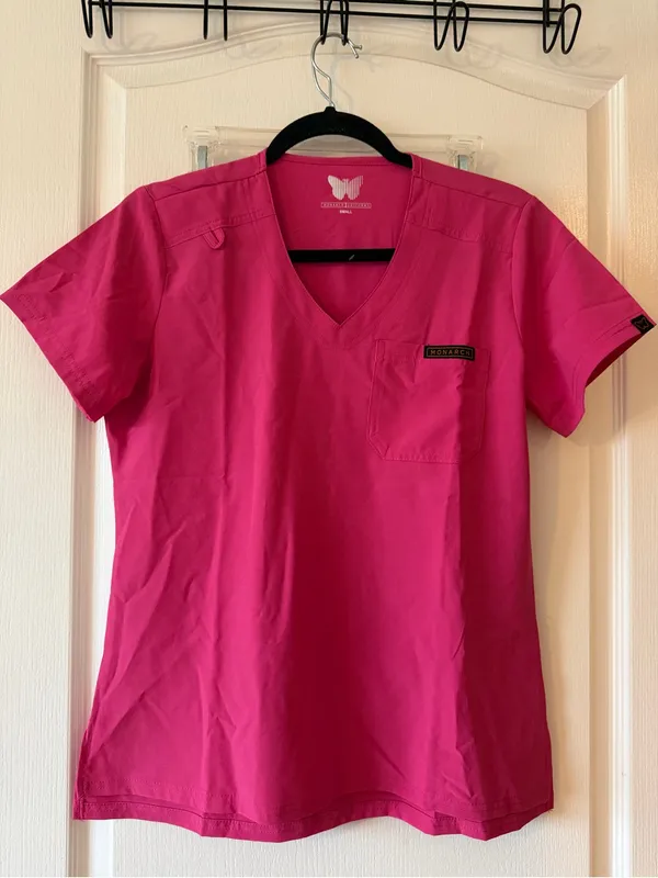 Monarch hot pink scrub set - Image 2