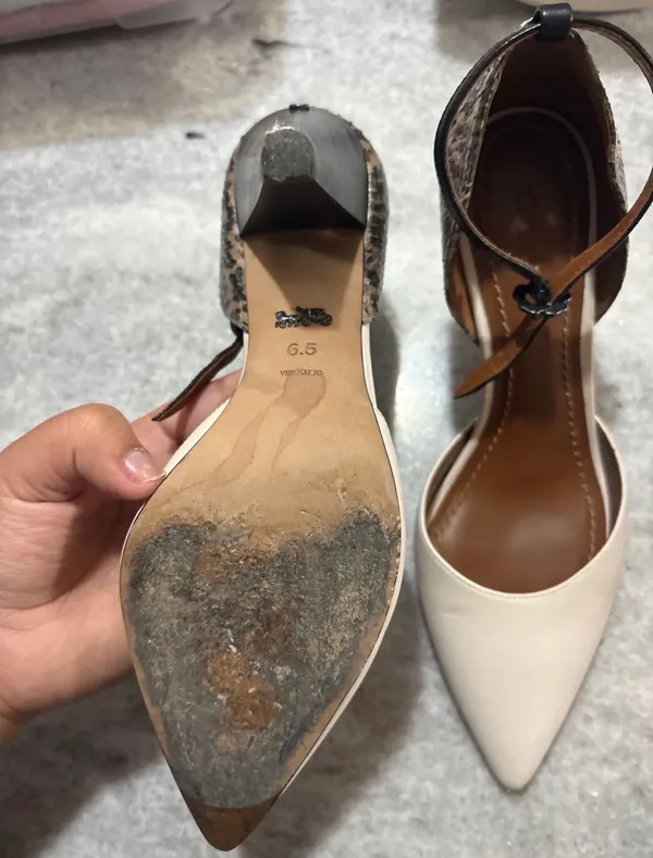 Coach Wynne Ankle Strap D'Orsay heels sz 6.5 - Image 3